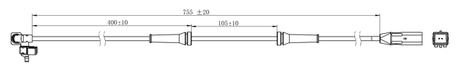 25606-005 - ABS SENSOR REAR