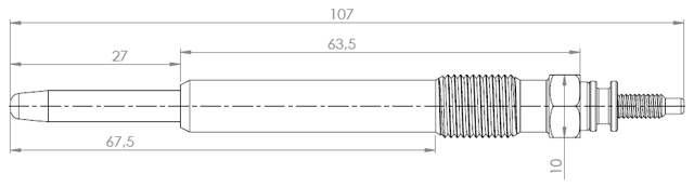 25642-007 - GLOW PLUG