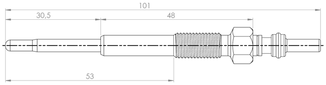 25642-011 - GLOW PLUG