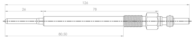 25642-012 - GLOW PLUG