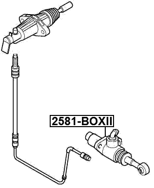 2581-BOXII - CLUTCH MASTER CYLINDER