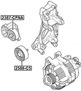 2588-C5 - PULLEY IDLER