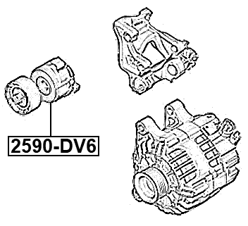 2590-DV6 - BELT TENSIONER