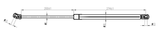 26117-006 - BOOT GAS STRUT L493/500N