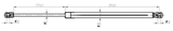 26117-011 - BOOT GAS STRUT L500/575N