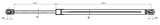 26117-012 - BOOT GAS STRUT L521/535N
