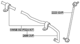 2699-3VF - STABILIZER FRONT D24.4
