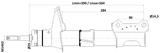 27110-001F - FRONT SHOCK ABSORBER GAS.TWIN TUBE