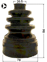 2715-S40T - BOOT INNER CV JOINT KIT 78X84X20.5