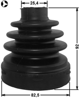 2715-S80T - BOOT INNER CV JOINT KIT 82.5X92X25.4