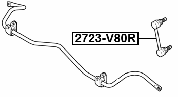 2723-S80R - REAR STABILIZER LINK