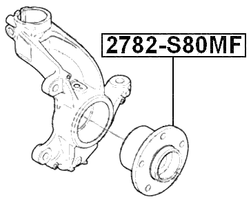 2782-S80MF - FRONT WHEEL HUB