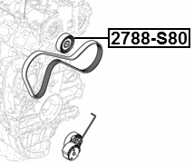 2788-S80 - PULLEY IDLER KIT
