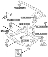 2798-MFR - ENGINE PAD BRACKET