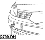 2799-DH - TOW HOOK