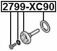 2799-XC90 - OIL CASING DRAIN PLUG
