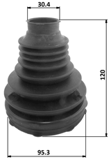 2815P-DUCT - BOOT INNER CV JOINT KIT PVC 95.3X120X30.4