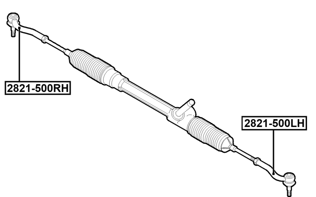 2821-500LH - STEERING TIE ROD END LEFT