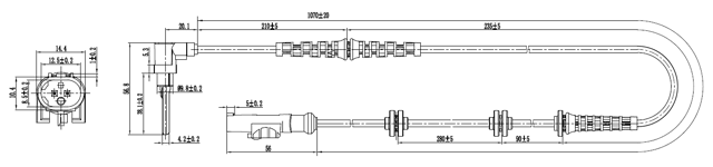 28606-002 - ABS SENSOR FRONT