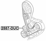 2890-DUC - TIMING BELT TENSIONER PULLEY