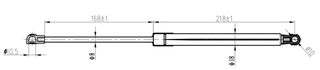 29117-002 - BONNET GAS STRUT L405/230N
