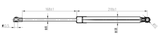 29117-002 - BONNET GAS STRUT L405/230N