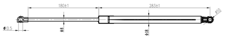 29117-004 - BOOT GAS STRUT L482/480N