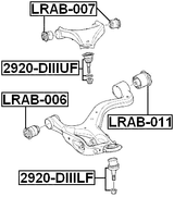 2920-DIIILF - BALL JOINT FRONT LOWER ARM