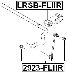 2923-FLIIR - REAR STABILIZER LINK