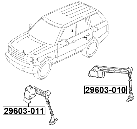 29603-010 - REAR LEVEL SENSOR (WITH LINK)