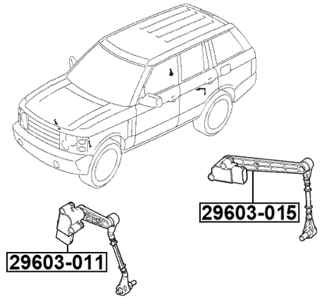 29603-015 - REAR LEVEL SENSOR (WITH LINK)