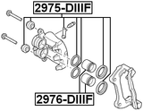 2975-DIIIF - FRONT BRAKE CALIPER REPAIR KIT (SET FOR ONE SIDE)