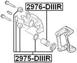 2976-DIIIR - REAR CALIPER PISTON D45