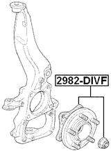 2982-DIVF - FRONT WHEEL HUB