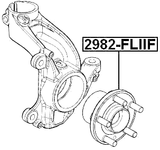 2982-FLIIF - FRONT WHEEL HUB