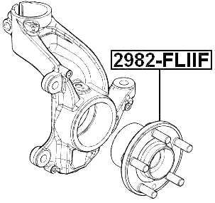 2982-FLIIF - FRONT WHEEL HUB