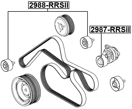 2987-RRSII - TENSION PULLEY