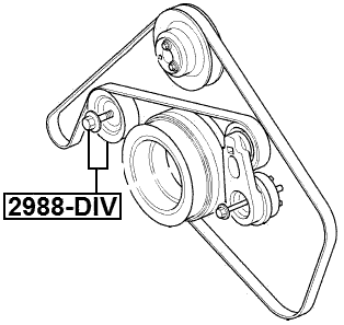 2988-DIV - PULLEY IDLER KIT