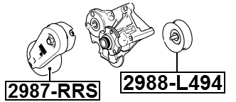 2988-L494 - PULLEY IDLER