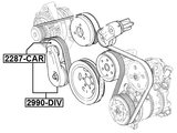 2990-DIV - BELT TENSIONER
