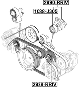 2990-RRIV - BELT TENSIONER