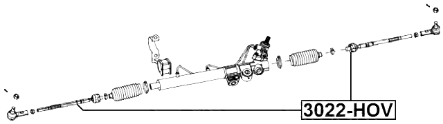 3022-HOV - STEERING TIE ROD