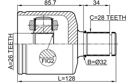 3211-ESCV - INNER CV JOINT