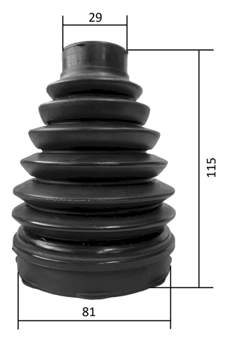 3215P-ESCIV - BOOT INNER CV JOINT KIT PVC 81X115X29