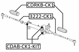 3222-CK1 - STEERING TIE ROD