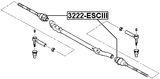 3222-ESCIII - STEERING TIE ROD