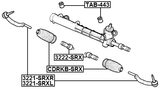 3222-SRX - STEERING TIE ROD