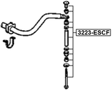 3223-ESCF - FRONT STABILIZER LINK / SWAY BAR LINK