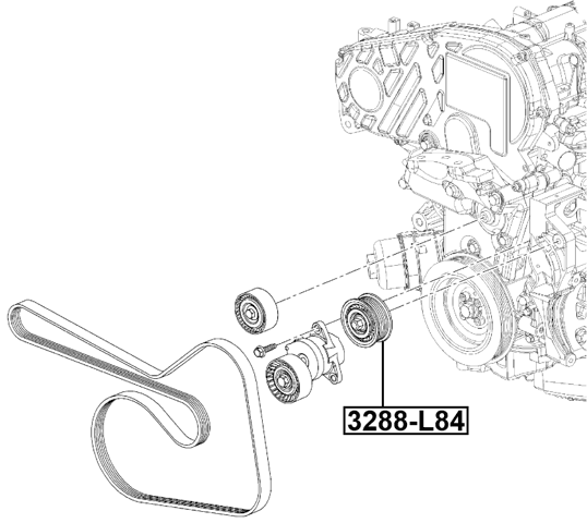 3288-L84 - PULLEY IDLER