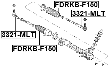 3321-MLT - STEERING TIE ROD END